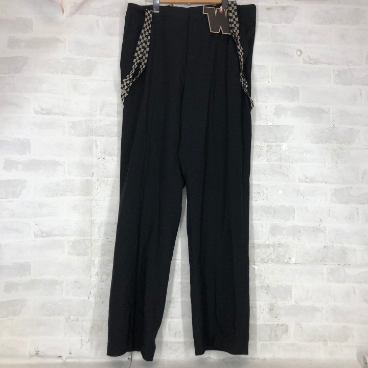 WEIRDO ウィアード サスペンダー付き スラックス パンツ TIN CAR CLUB PANTS SIZE: M ブラック MH632024122003拍卖