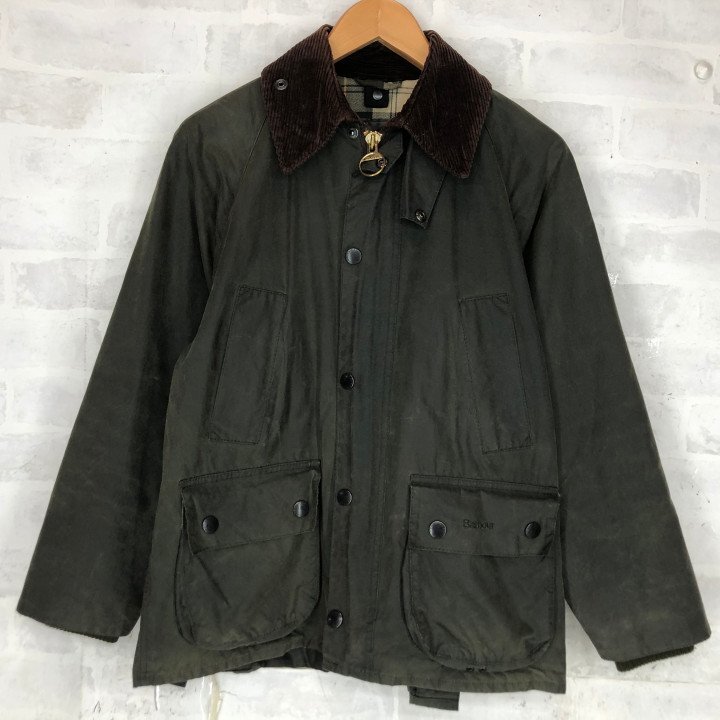 Barbour バブアー レディース BEDALE ビデイル ワックス コットン ブルゾン オイルドジャケット SIZE: 10 (M)グリーン LH632024123002拍卖
