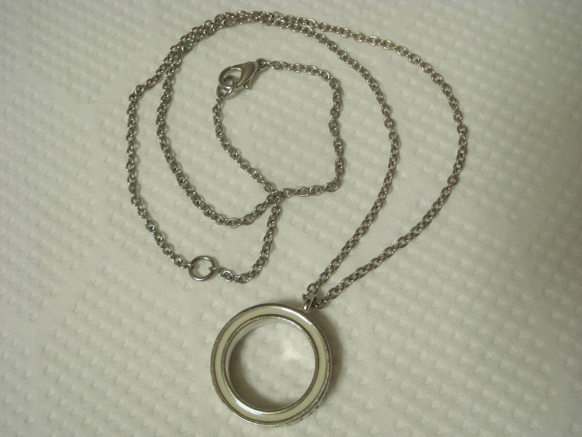 ☆ TK タケオキクチ ネックレス☆ シルバー TAKEO KIKUCHI ロゴ入り リングトップ拍卖