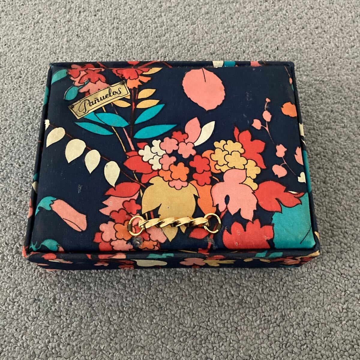 ビンテージ アンティーク Pauelos 花柄 ジュエリーケース 小物入れ拍卖
