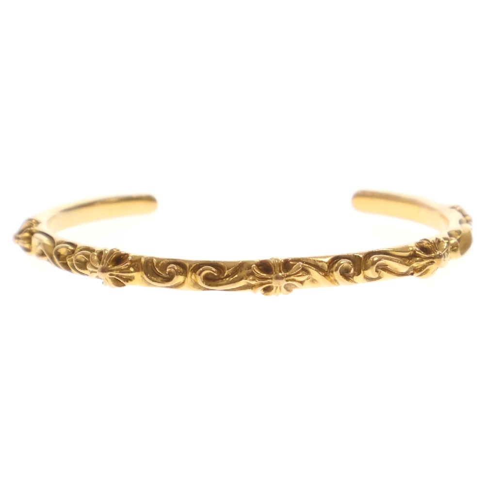 CHROME HEARTS クロムハーツ 22K BANGLE SBT 22K SBTバンド ゴールドバングル拍卖