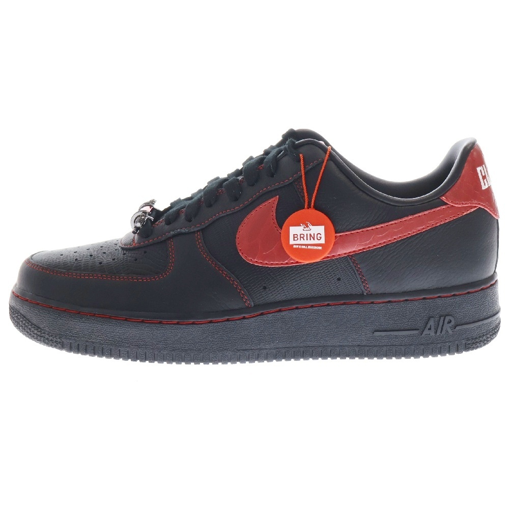 ナイキ ×RTFKT AIR FORCE 1 LOW DEMON エアフォース1 ロー デーモン ローカットスニーカー ブラック/レッド US10.5/28.5cm FQ3956-001拍卖