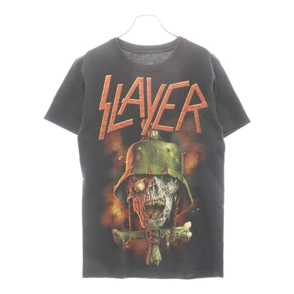 VINTAGE ヴィンテージ 00S VINTAGE SLAYER TEE ヴィンテージ スレイヤー プリント 半袖Tシャツ カットソー ブラック拍卖