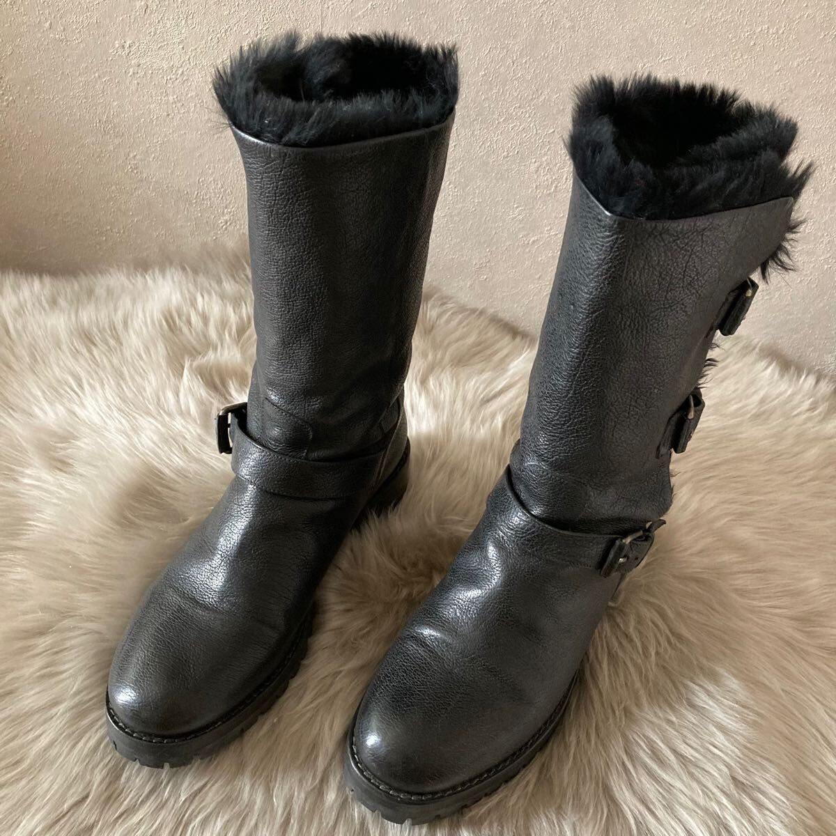 サルトル*エンジニアファーブーツ 15万*ブラック 24拍卖