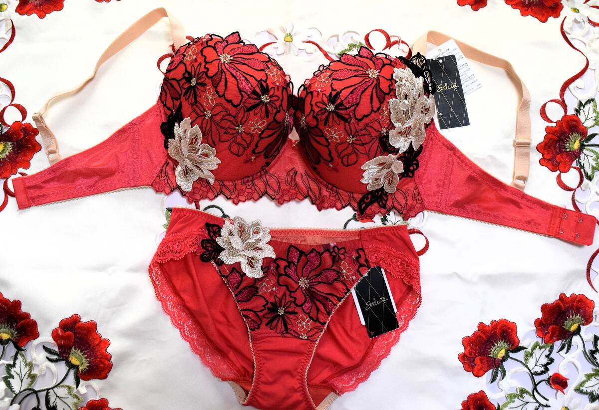 新品・タグ付き☆ワコール☆サルート☆96G・プラダを着た悪魔☆RE☆I70&ショーツM拍卖