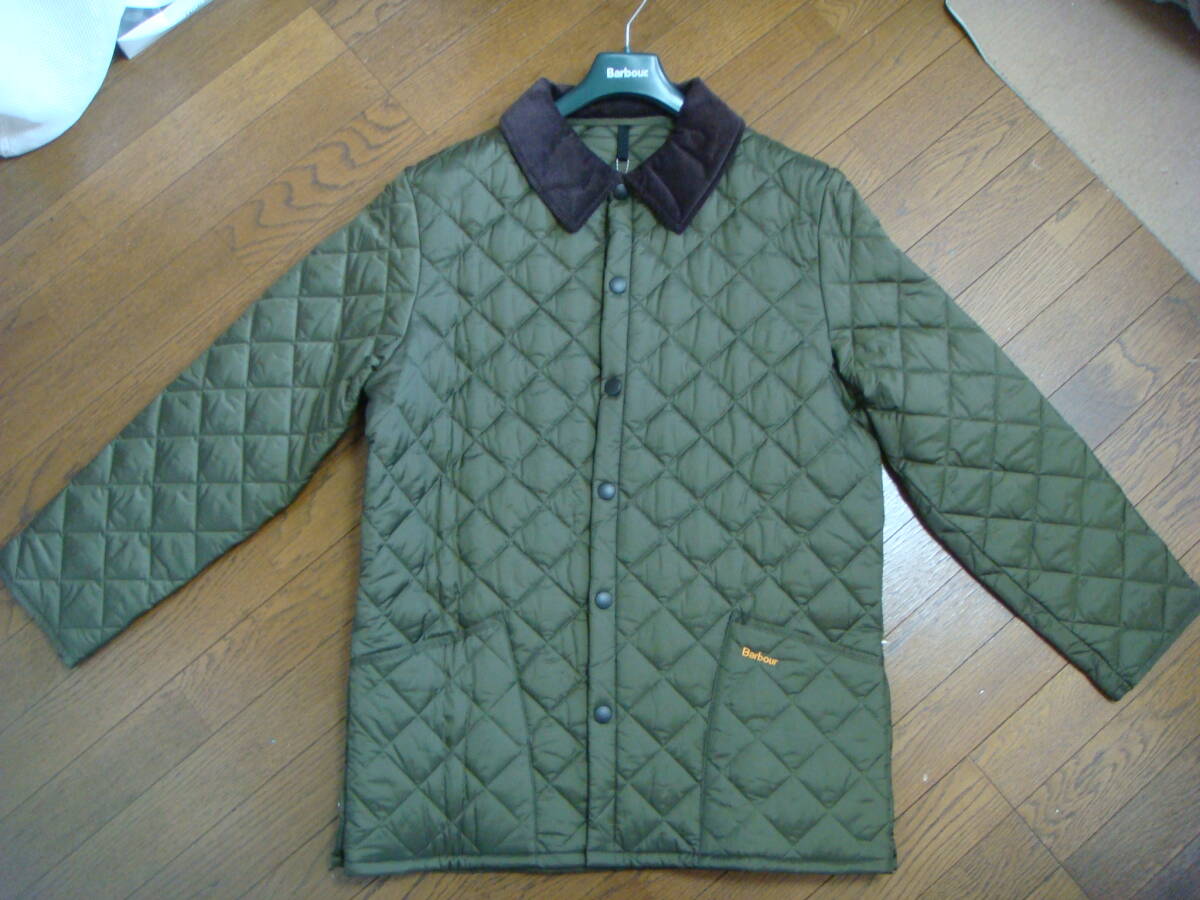 BARBOUR バブアー キルティングジャケット LIDDESDALE QUILT メンズ オリーブ拍卖