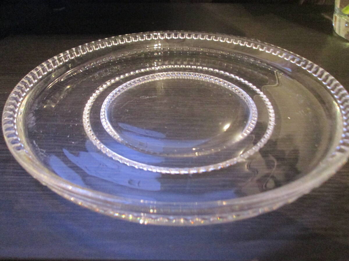 ☆お料理屋さんの器 綺麗な硝子皿 ガラス皿/フレンチ/懐石/割烹./日本料理拍卖