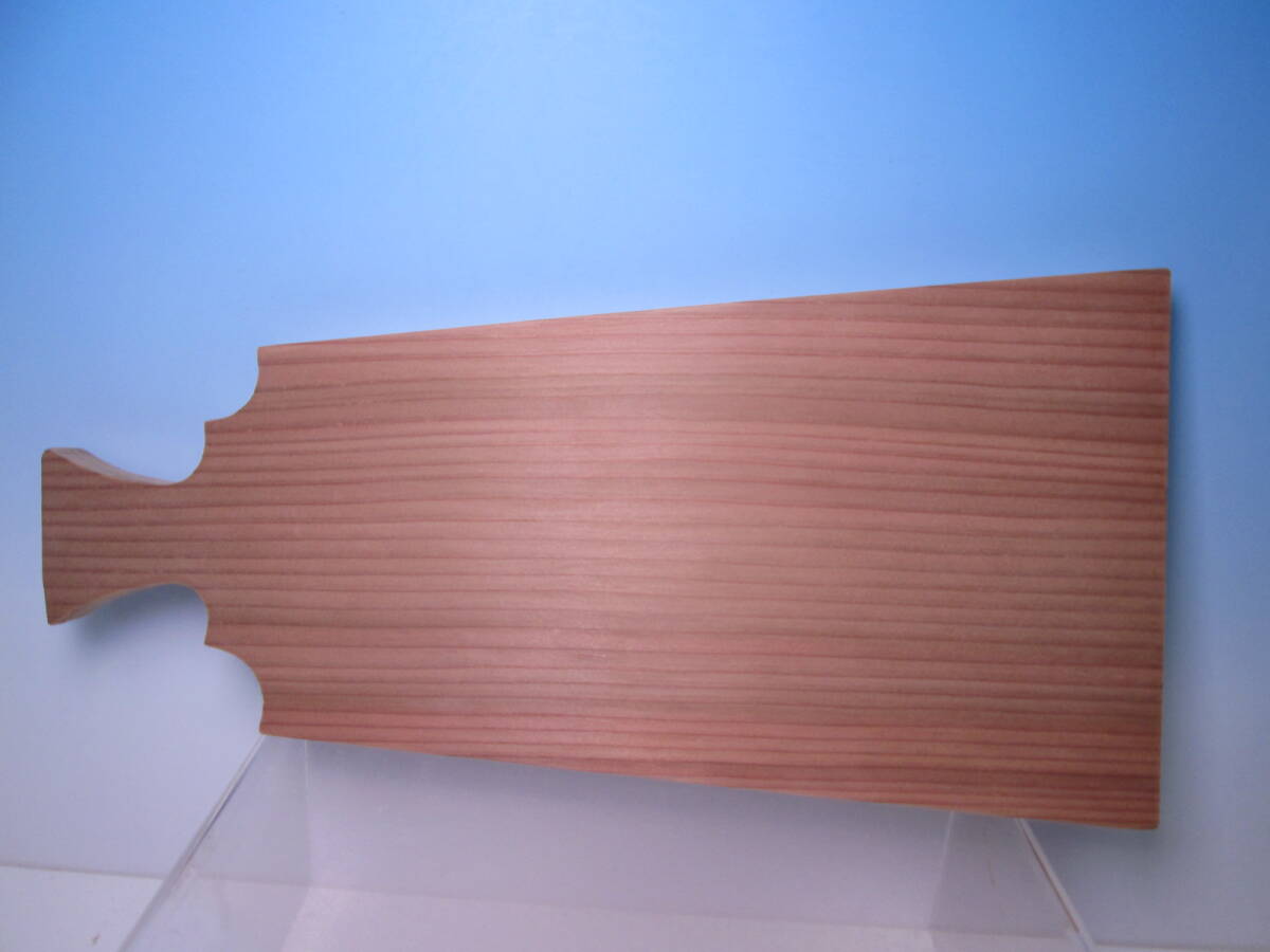 ☆お料理屋さんの器 天然木 羽子板形の料理盛り膳 36,3cm 木製三つ足盛器/懐石/割烹/日本料理拍卖