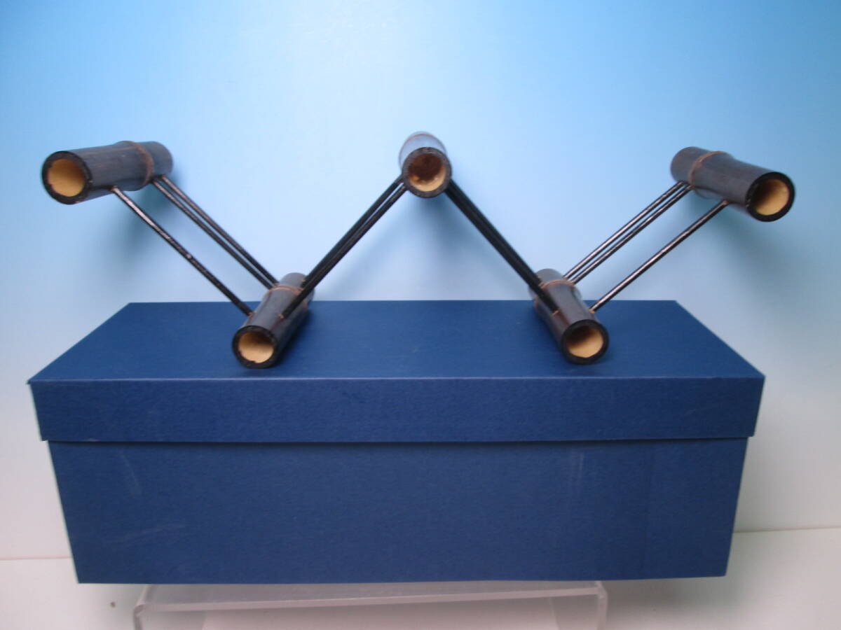 ☆お料理屋さんの器 お洒落な竹製 ワインラック 大 紙箱付き ワインホルダー/フレンチ/懐石/割烹拍卖