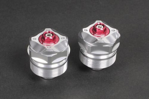 スペシャルパーツ武川 SP武川 ダックス125・GROM・MSX125SF・モンキー125用 フロントフォークトップボルト シルバー/レッド 06-02-0068拍卖