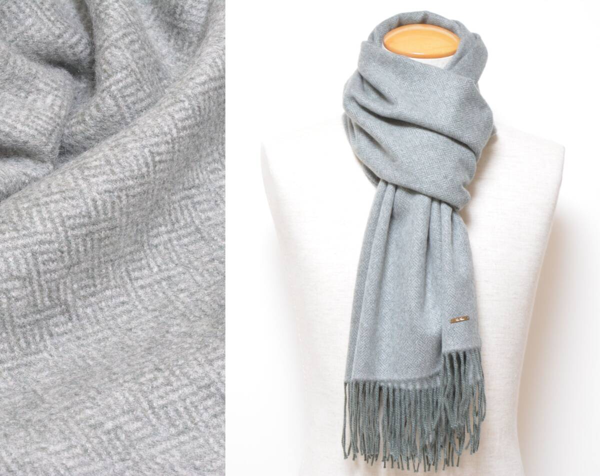 未使用タグ付き ロロピアーナ ベビーカシミア100% 大判 マフラー 圧巻の雲上質感 ベビーカシミヤ baby cashmere ストール拍卖