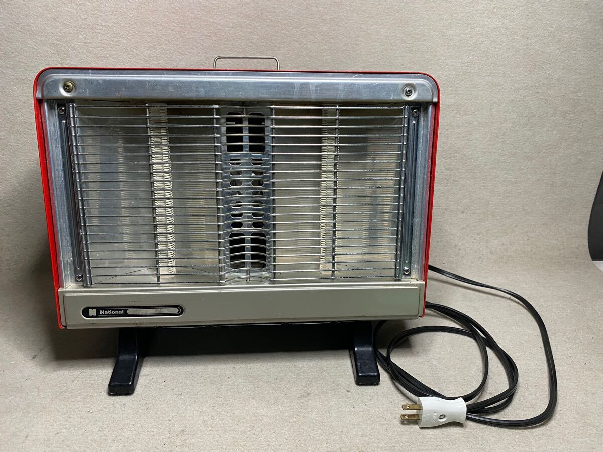 ☆ 昭和レトロ 電気ストーブ ナショナル FE-800A ファン付きヒーター レトロ家電 インテリア ディスプレイ ☆拍卖