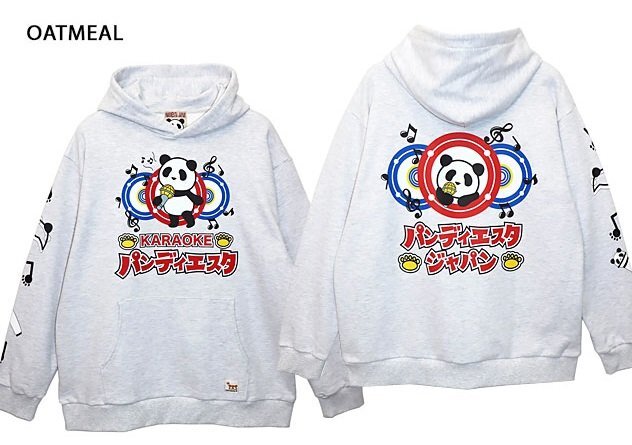 カラオケパンダプルパーカー◆PANDIESTA JAPAN オートミールXXLサイズ 564354 パンディエスタジャパン スウェット ユニセックス拍卖