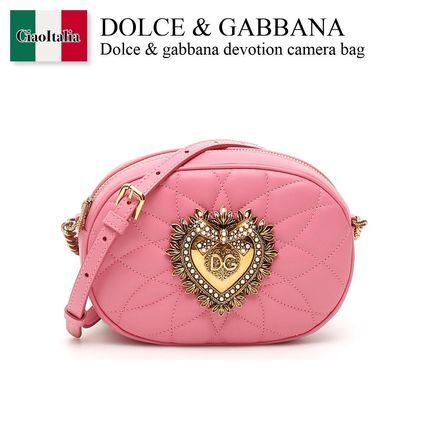 Dolce & Gabbana Devotion camera bag ピンク ハート 未使用 ショルダーバッグ拍卖