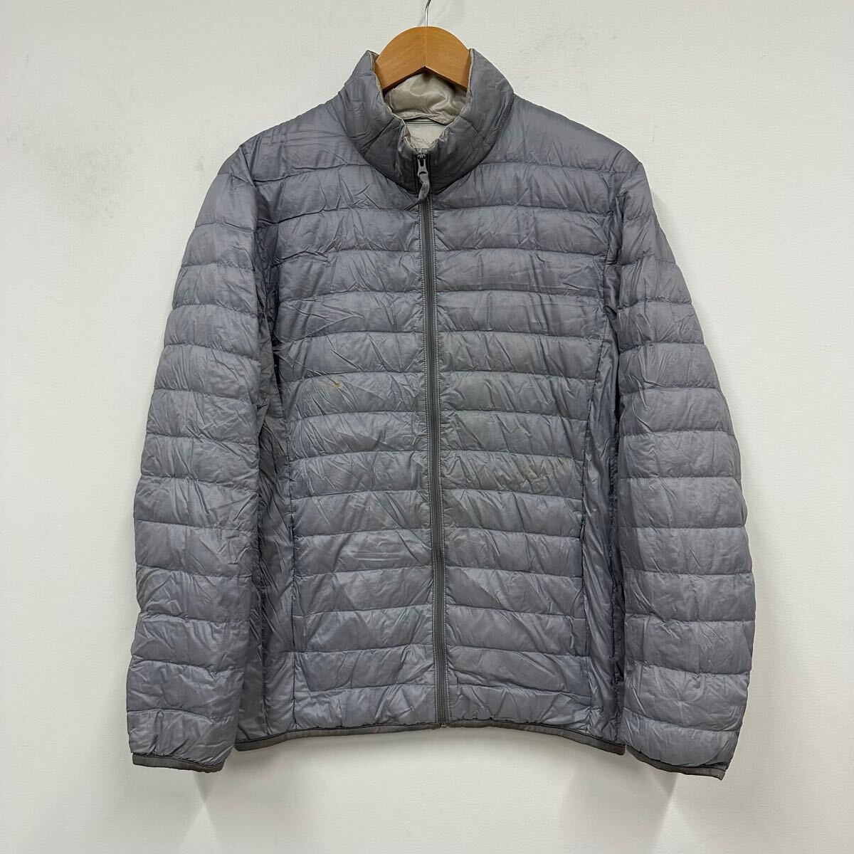 UNIQLO ユニクロ ウルトラライトダウン ダウンジャケット グレー系 メンズ サイズS ダウン ライトダウン a543拍卖