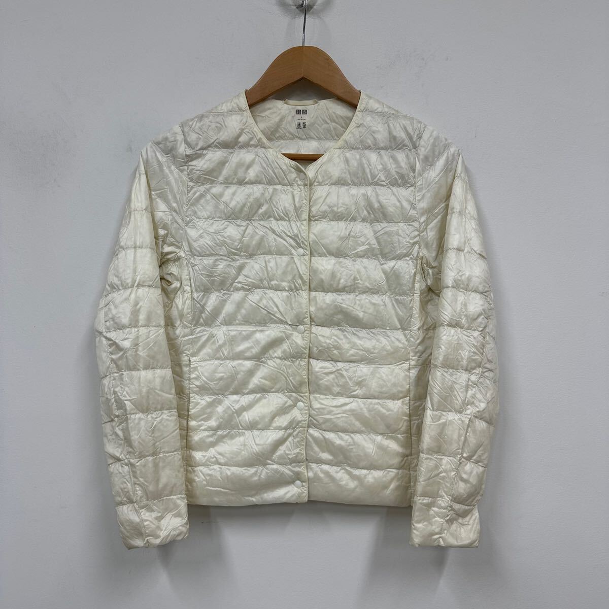 UNIQLO ユニクロ ウルトラライトダウンジャケット ホワイト レディース サイズS ダウンジャケット a580拍卖