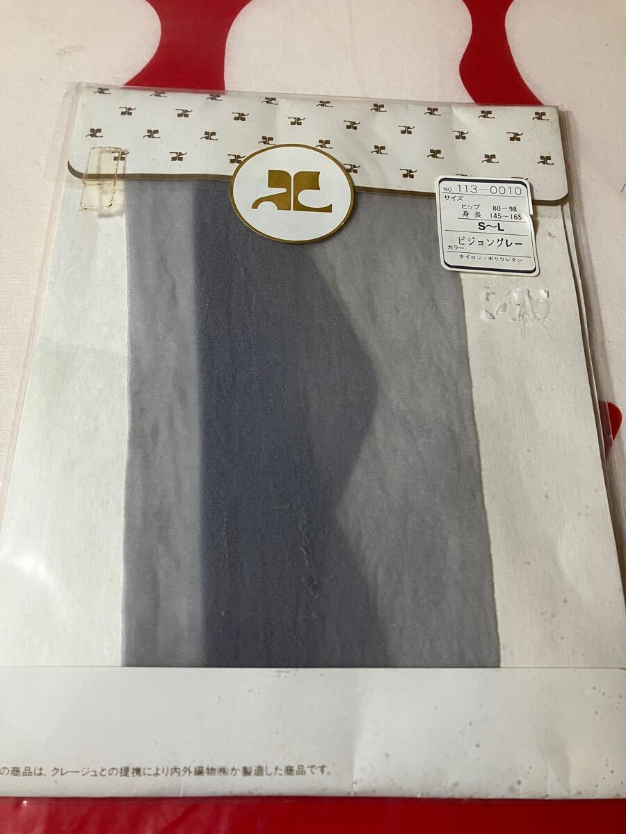 courreges パンティストッキング ピジョングレー ナイガイ パンスト panty stocking クレージュ拍卖