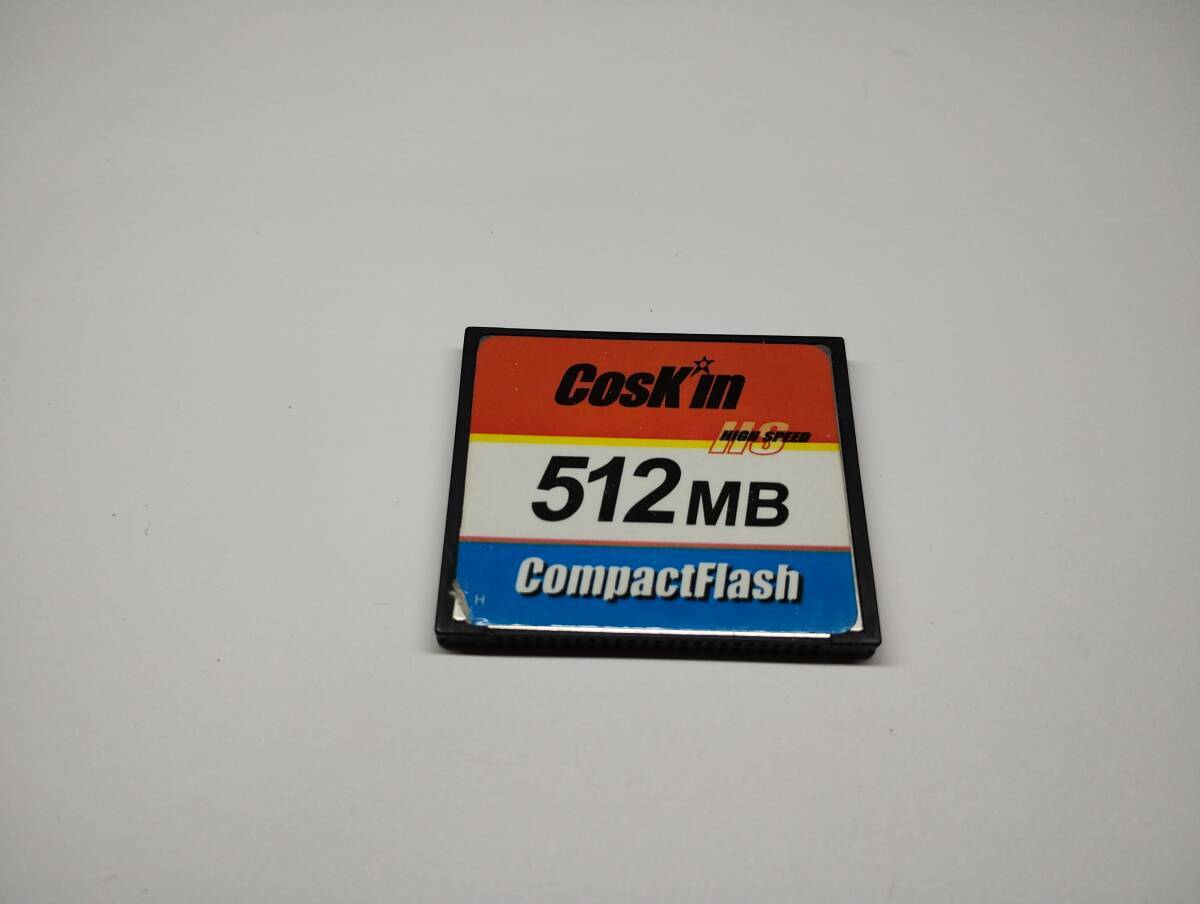 512MB メガバイト COSKIN CFカード コンパクトフラッシュカード フォーマット済み メモリーカード拍卖