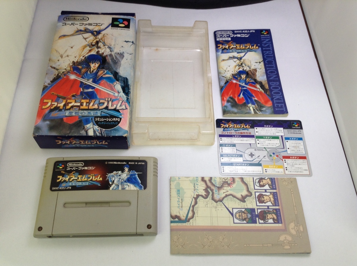 中古AB★ファイアーエムブレム 聖戦の系譜★スーパーファミコンソフト拍卖