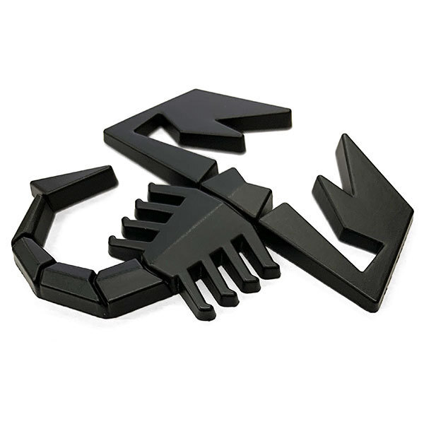 エンブレム カスタム ステッカー デカール プレート スコーピオン サソリ ブラック 送料無料拍卖