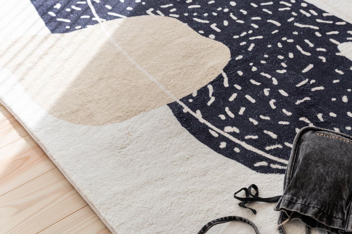 sale) 北欧ラグ/ラグマット/120×160cm/洗える/ふわふわ/乳幼児/北欧インテリア/インテリアラグ/もこもこ/カーペット/一人暮らし拍卖