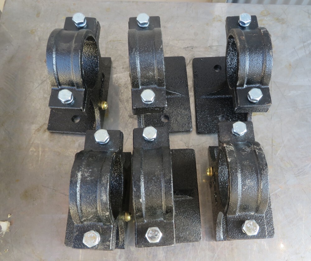 X-195■ケーブルブラケット 多芯用 HD-34 鋳鉄製 6個セット 中古拍卖