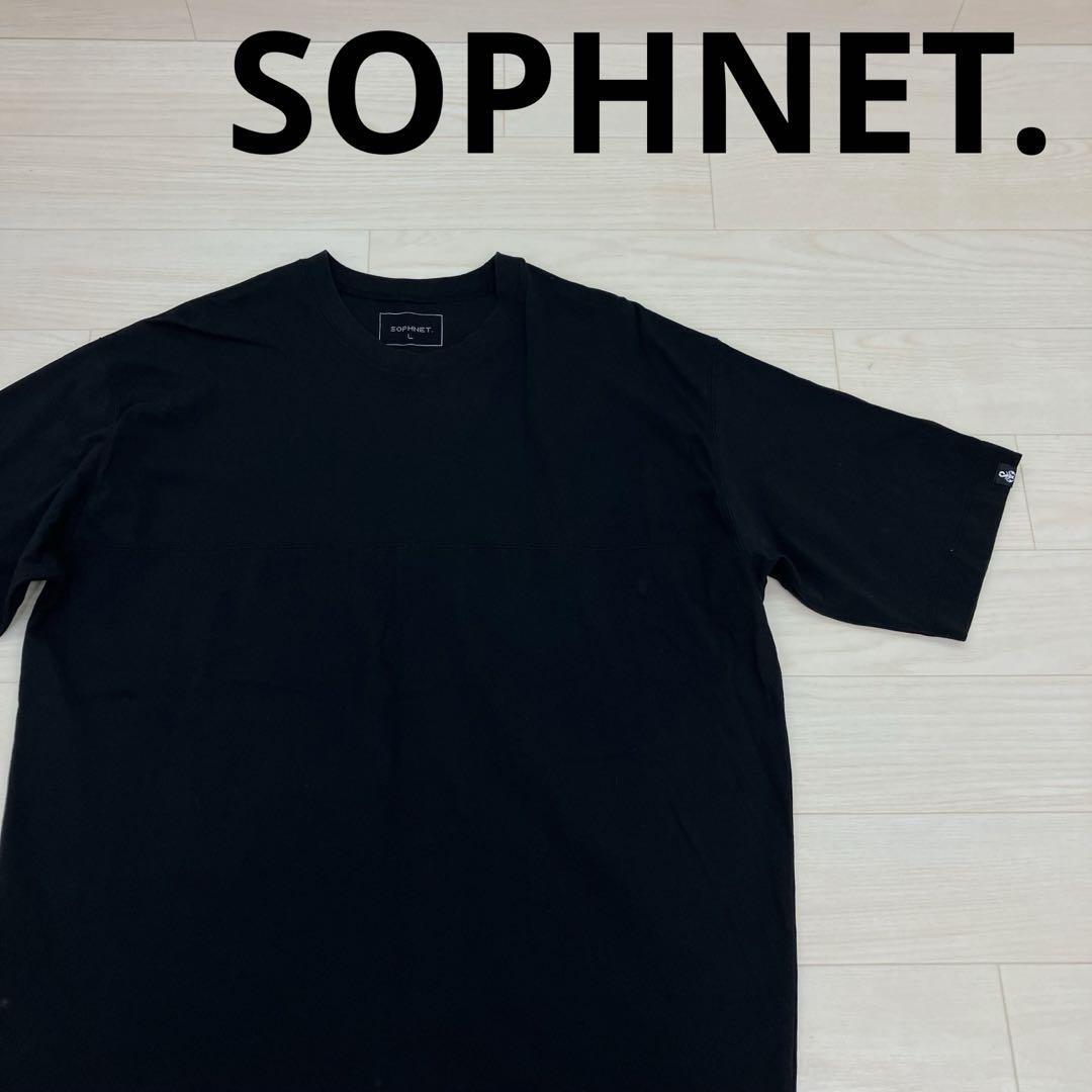 SOPHNET. ソフネット COTTON SILK S/S WIDE FOOTBALL TEE W24291拍卖