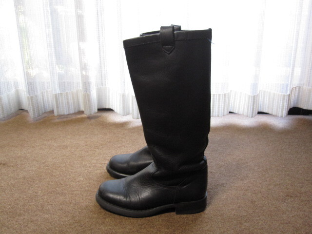 agnes b. アニエスベー レザーブーツ ブラック サイズ37 USEDキレイ拍卖