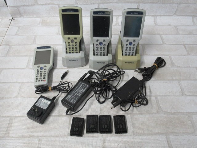 Ω 新LG 0142t 保証有 KEYENCE【 BT-3000WB(4)+ BT-UC30U(3) 】キーエンス ハンディターミナル + 充電機拍卖