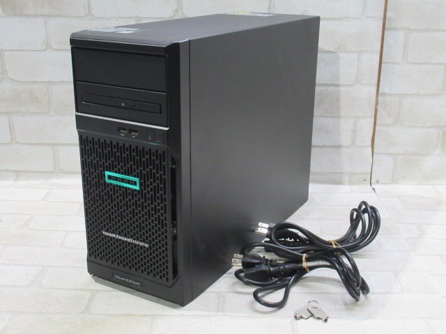 12358 Ω 新DCD 1976m 保証有 HPE 【 ProLiant ML30 Gen10 】【 OS無 / Xeon E-2224 3.4GHz / 16.0GB / HDD:1TB SATA 2.5インチ ×4 】鍵付拍卖