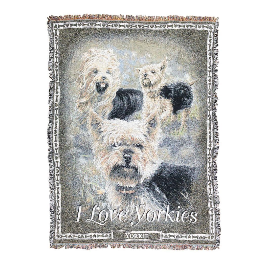 vintageラグ カーペット USA製 ヨークシャーテリア 689拍卖