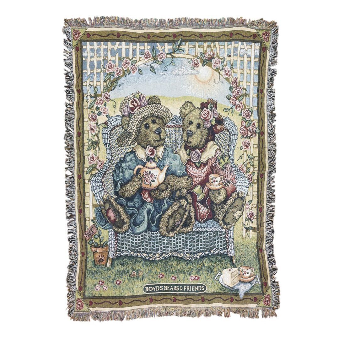 vintageラグ カーペット テディベア カップル 721拍卖