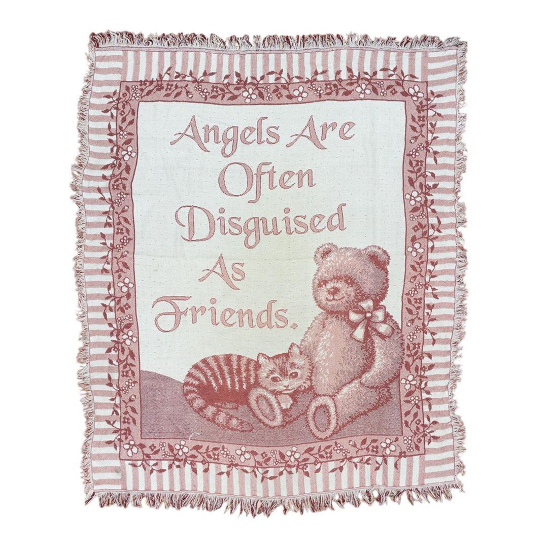 vintageラグ カーペット テディベア キャット 713拍卖