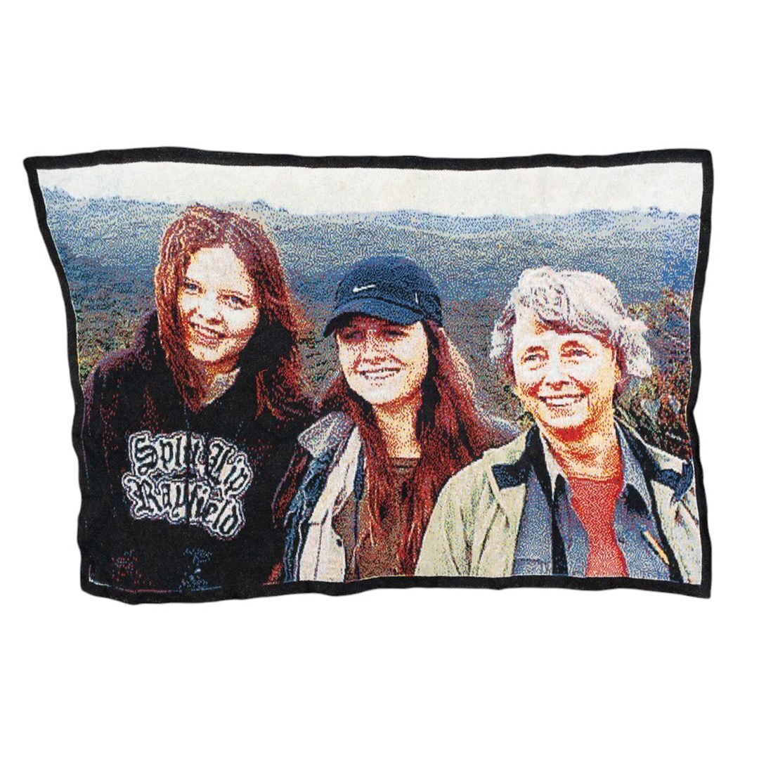 vintageラグ カーペット USA製 ピクチャー 風景 人物 726拍卖