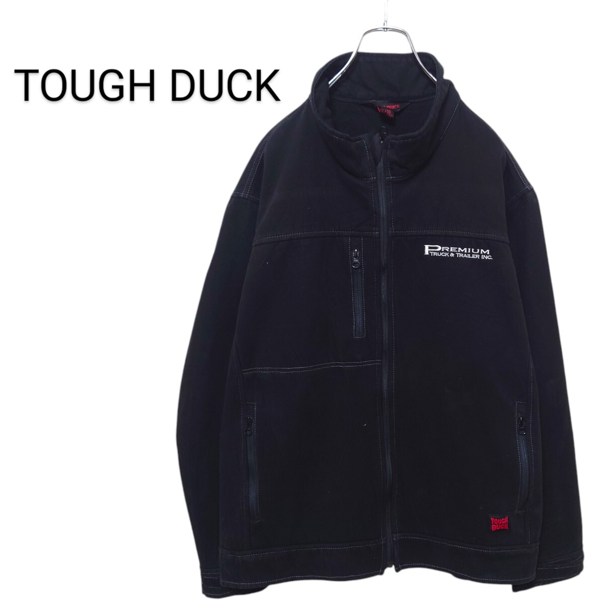 【TOUGH DUCK】企業ロゴ刺繍 裏地フリース ダックジャケットA-2816拍卖