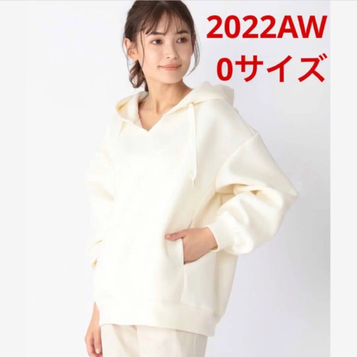ほぼ新品*ドラマ着用 BARNYARDSTORM きれいめスリットネックパーカー拍卖