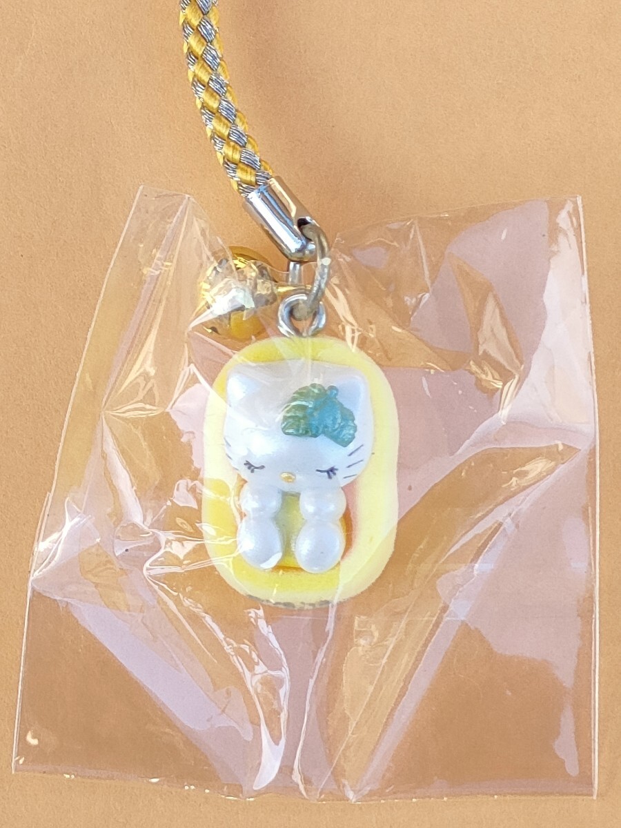 ★美品★レア★未使用品 ご当地キティ ハローキティ 群馬限定 富岡製糸場 おかいこバージョン 根付け キティちゃん サンリオ マスコット 鈴拍卖