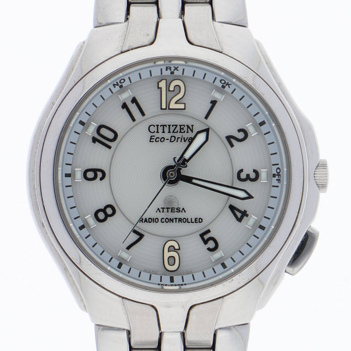 CITIZEN シチズン H330 アテッサ エコドライブ ホワイトダイヤル SS クオーツ レディース【125587】拍卖