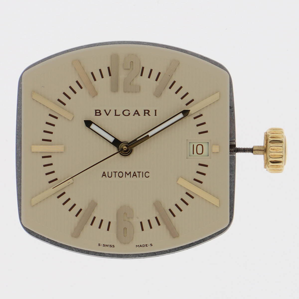 BVLGARI ブルガリ 220 文字盤 ムーブメント ベルト シャンパンダイヤル GP/SS 自動巻き レディース【125554】拍卖