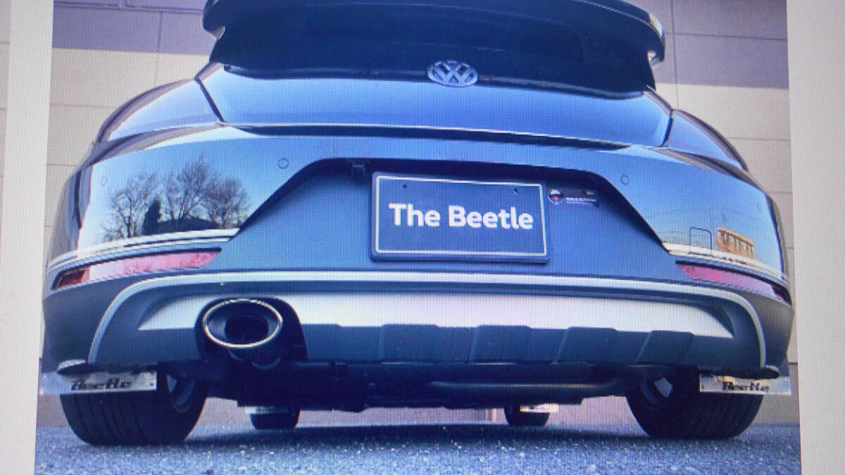 ★★スーパースプリント純正品 VW ザ・ビートル 1.4TSI Rライン リアマフラー+エンドパイプ145×90 車検対応⑳★拍卖