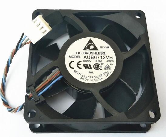 新品 DELTA 7025 7CM 4線 AUB0712VH 12V 0.56A ファン拍卖