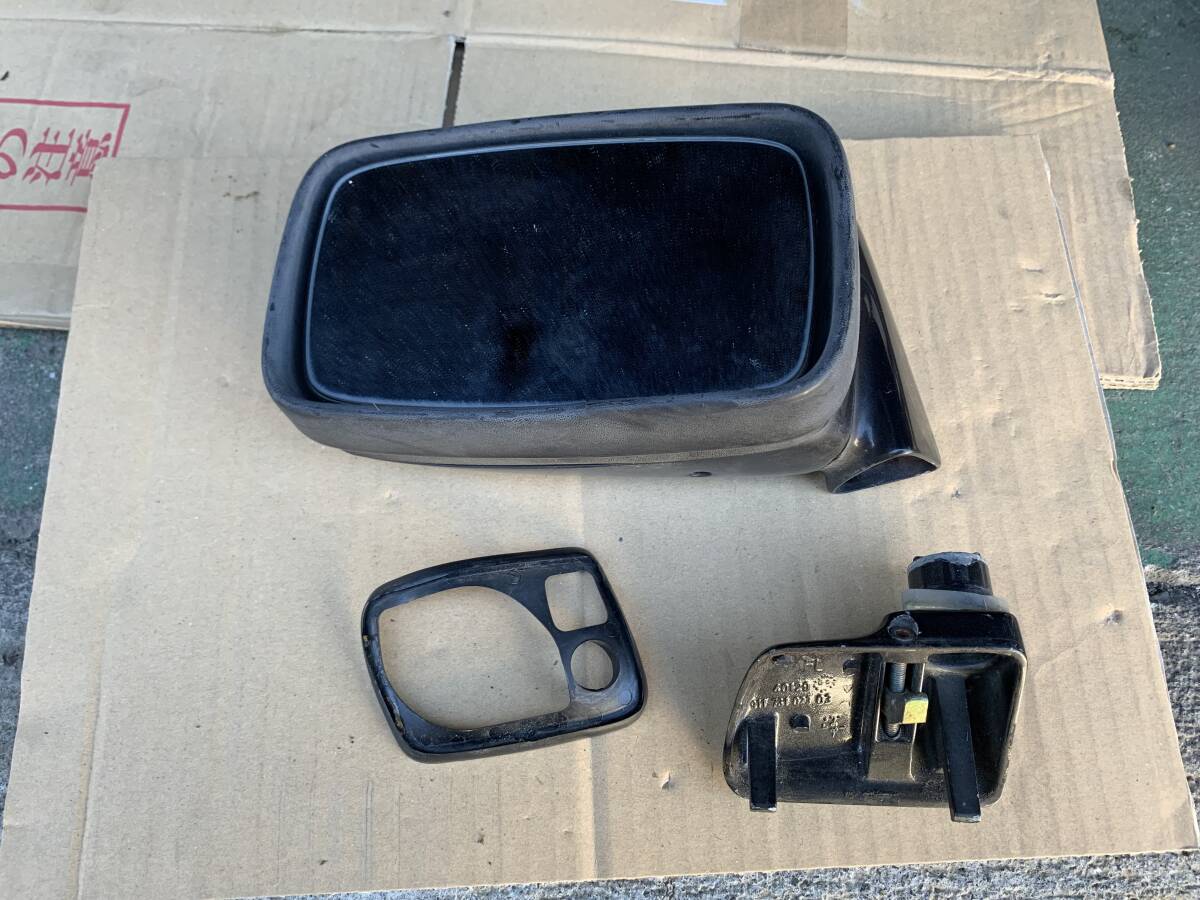 レア ポルシェ 911 964 純正ドアミラー 左側 ノーマル戻しに!前期 ダイキャスト 左ドアミラー拍卖