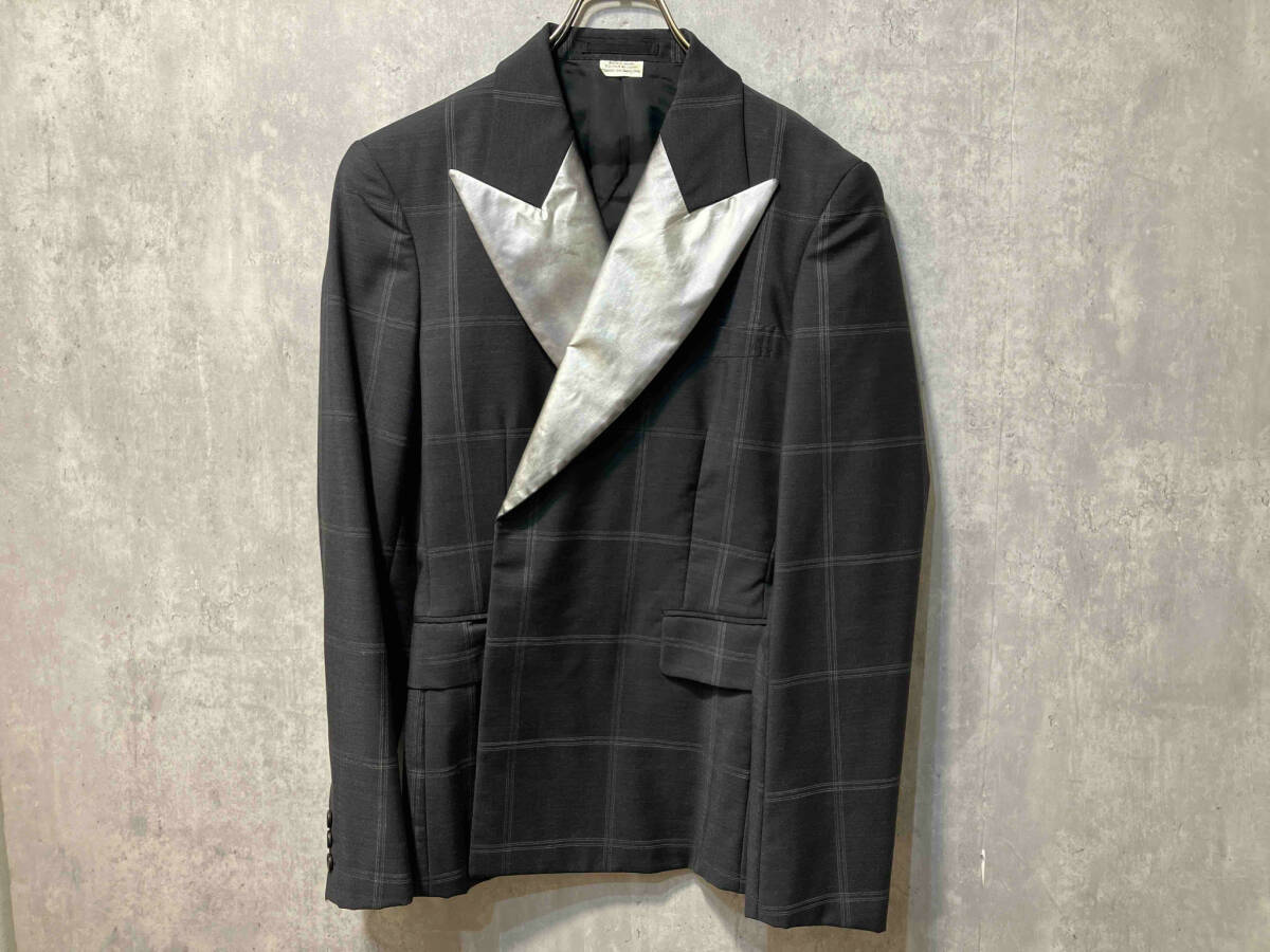 21SS COMME des GARCONS HOMME PLUS METAL OUTLAW メタル切替フックジャケット テーラードジャケット XS コムデギャルソンオムプリュス拍卖