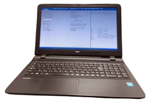 NEC Versa Pro J VF-K/CPU Celeron /メモリ 2GB/HDD 500GB拍卖