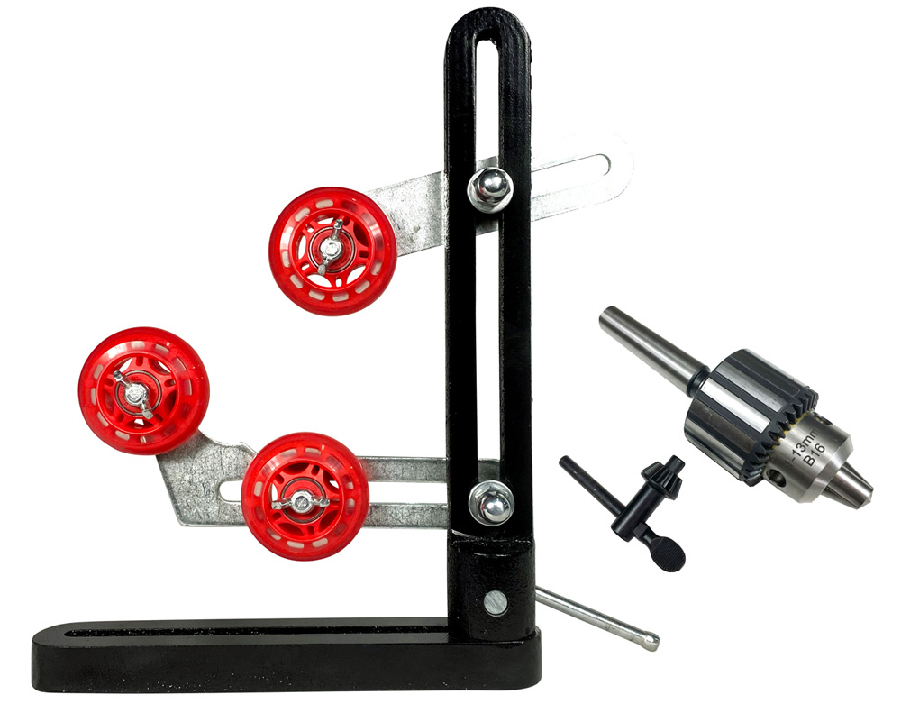 ピーウッド 木工旋盤用振れ止め+ドリルチャックセット拍卖