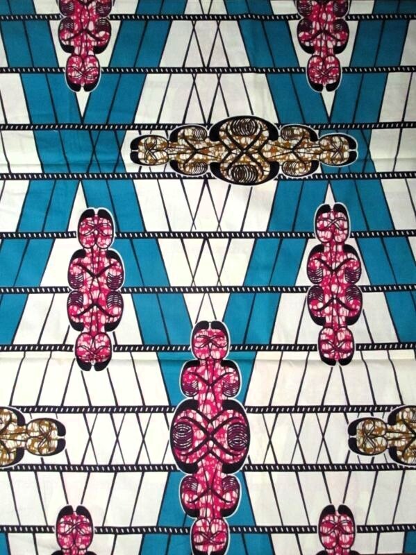 ⑩Vアフリカンプリント*パーニュ*キテンゲ*アフリカンバティック拍卖