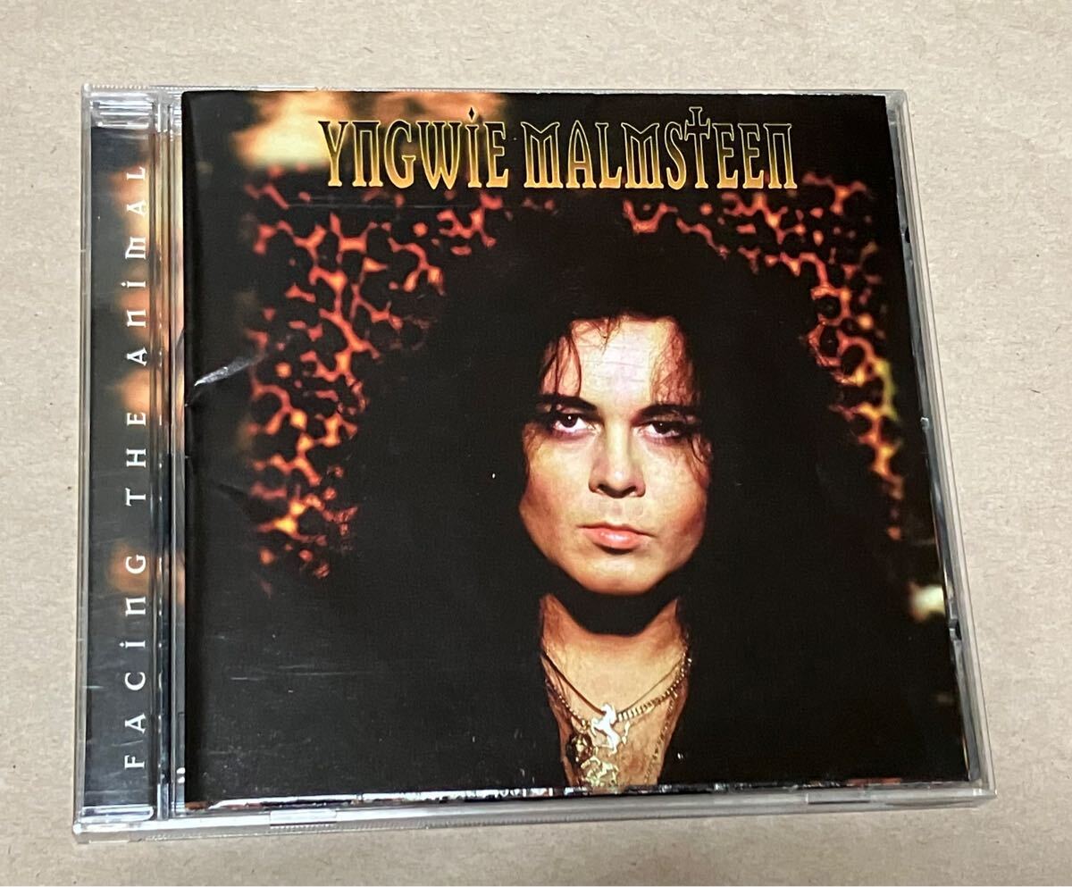 国内盤 YNGWIE MALMSTEEN FACING THE ANIMAL ステッカー付 イングウェイ・マルムスティーン/フェイシングジアニマル/Cozy Powell 値下げ拍卖