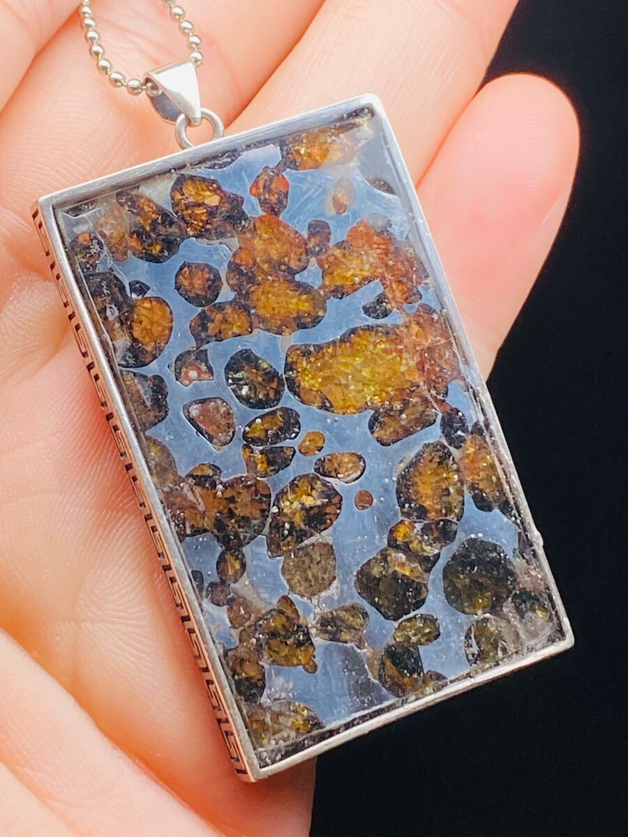 ★鑑別書付き 隕石 パラサイト隕石 52㍉ 隕石 セリコ隕石 高品質 金運財運 パラサイト 石鉄隕石 隕石 男女兼用 隕石 石鉄隕石拍卖