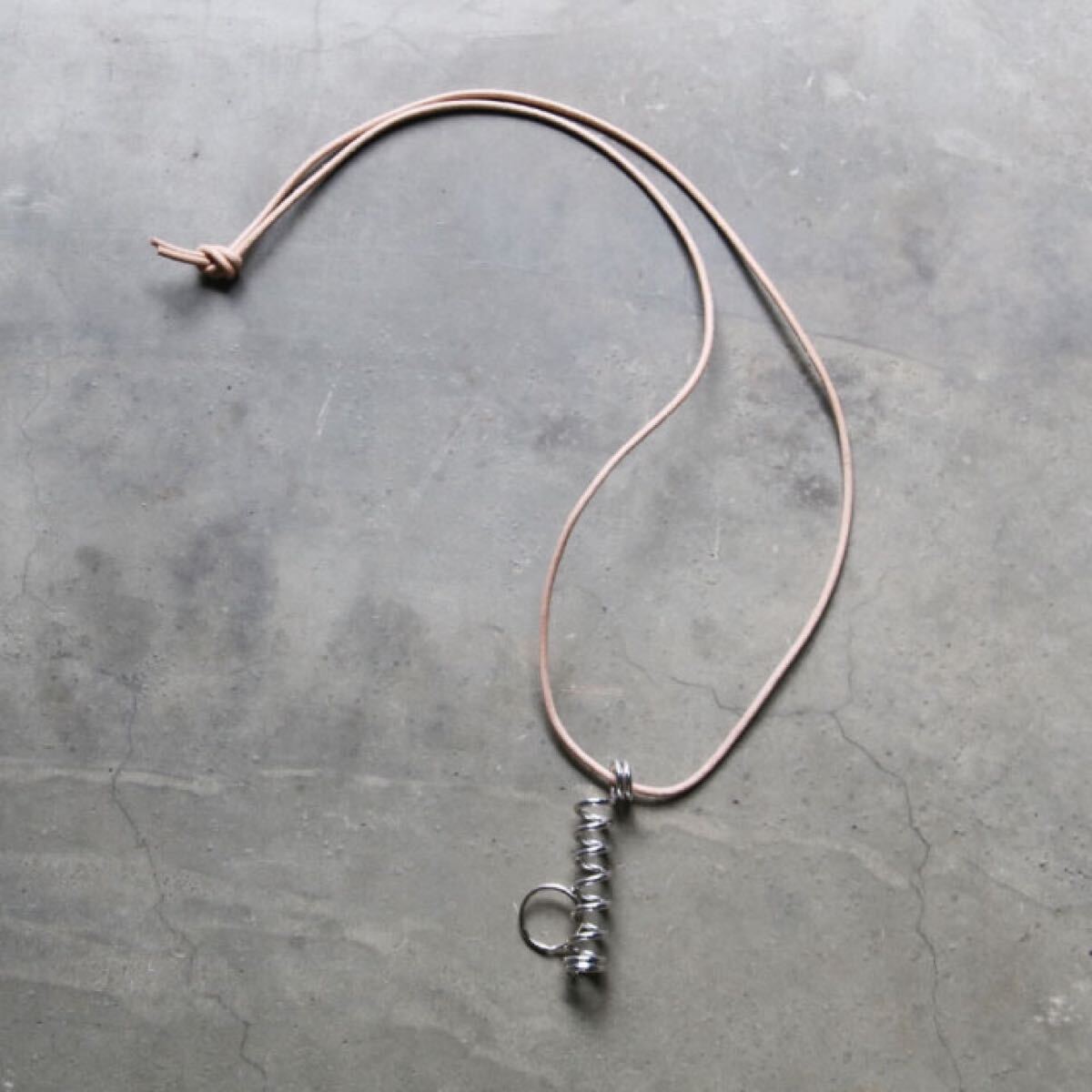 セール中 新品 ED ROBERT JUDSON (エドロバートジャドソン) HELIC / B01O AC-09 / COIL NECK HOLDER / レザーネックホルダーネックレス 拍卖