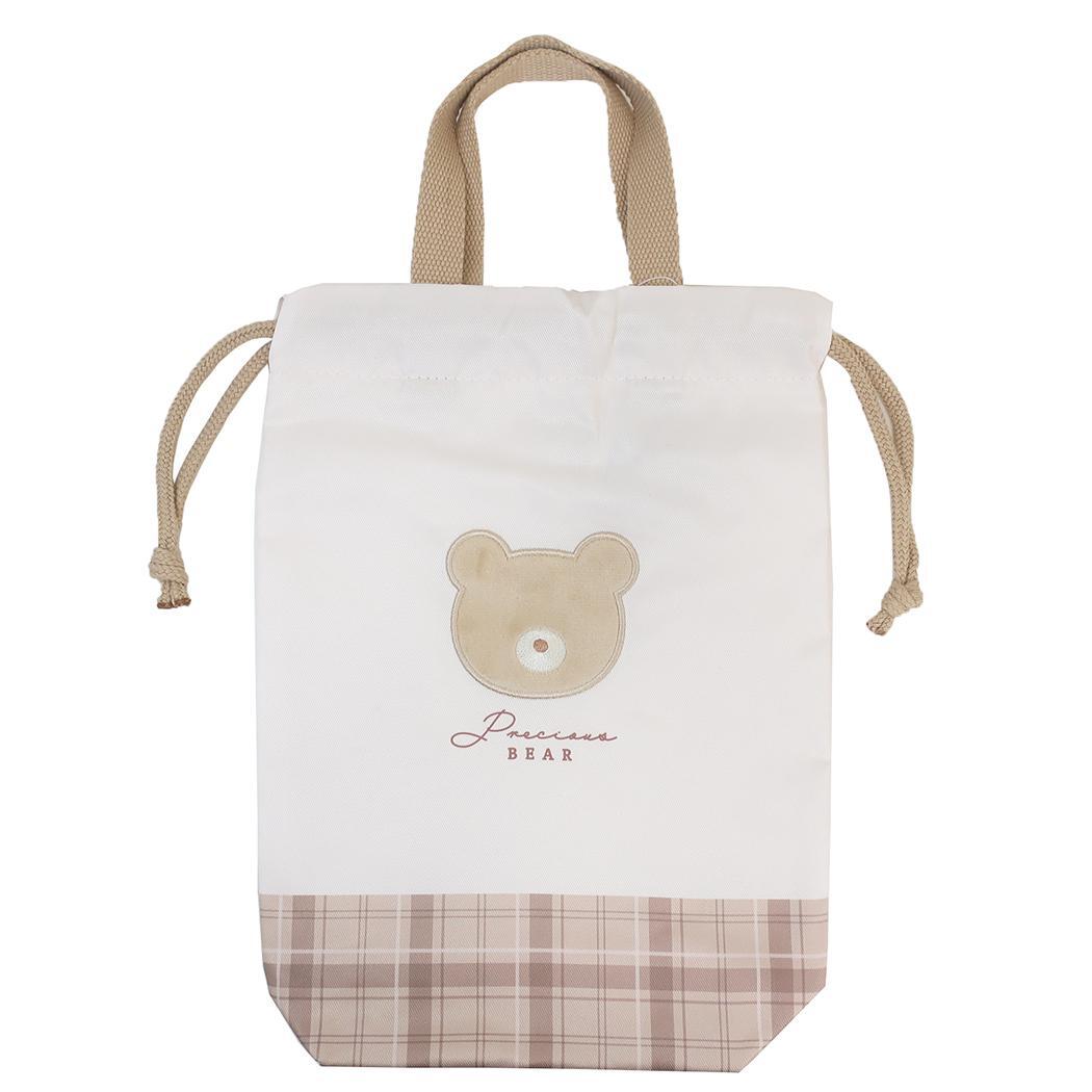 シューズバッグ シューズケース プレシャスベア 新入学 カミオジャパン 体育館靴かばん 新学期準備雑貨 女の子 グッズ拍卖